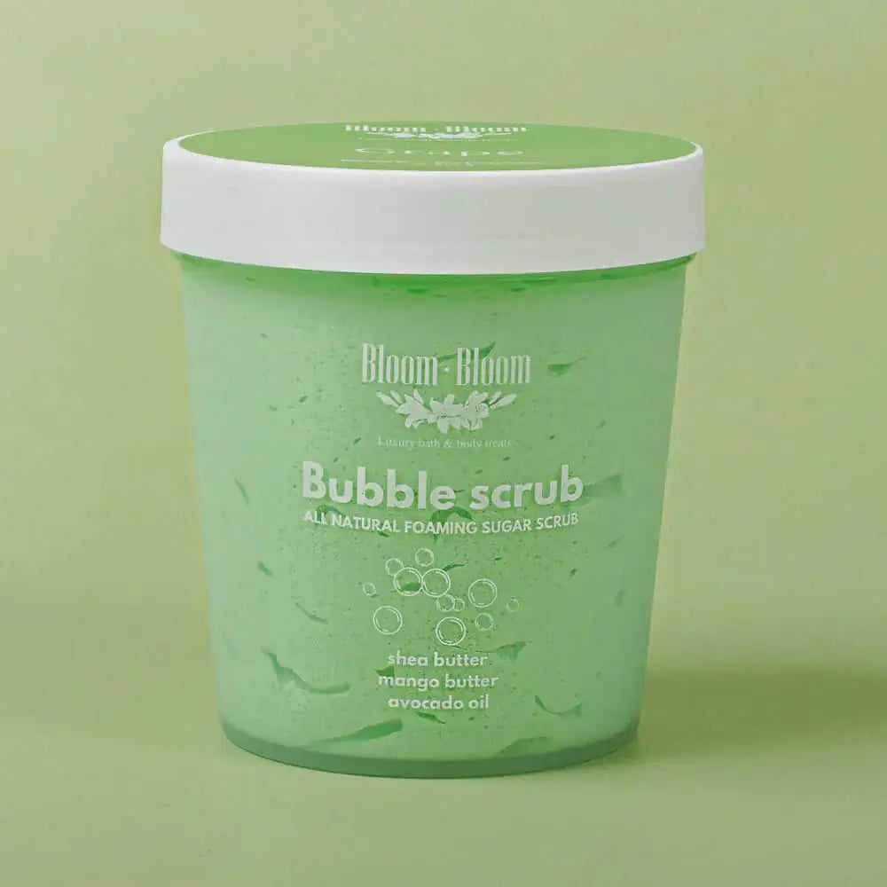 Bubble Scrub Grape - Bloom-Bloom Luxury Bath & Body treats