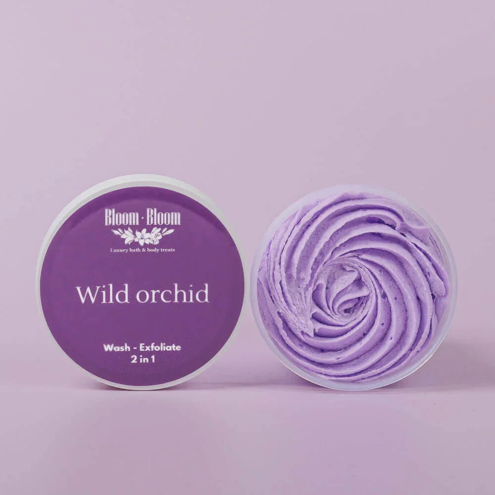 Bubble Scrub Wild Orchid - Bloom-Bloom Luxury Bath & Body treats