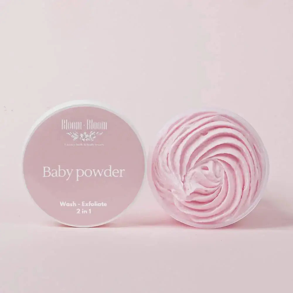 Bubble Scrub Baby Powder - Bloom-Bloom Luxury Bath & Body treats