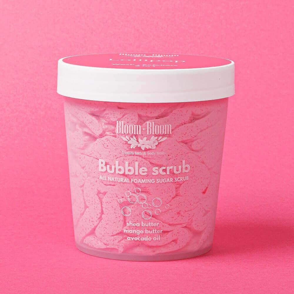 Bubble Scrub Lollipop - Bloom-Bloom Luxury Bath & Body treats