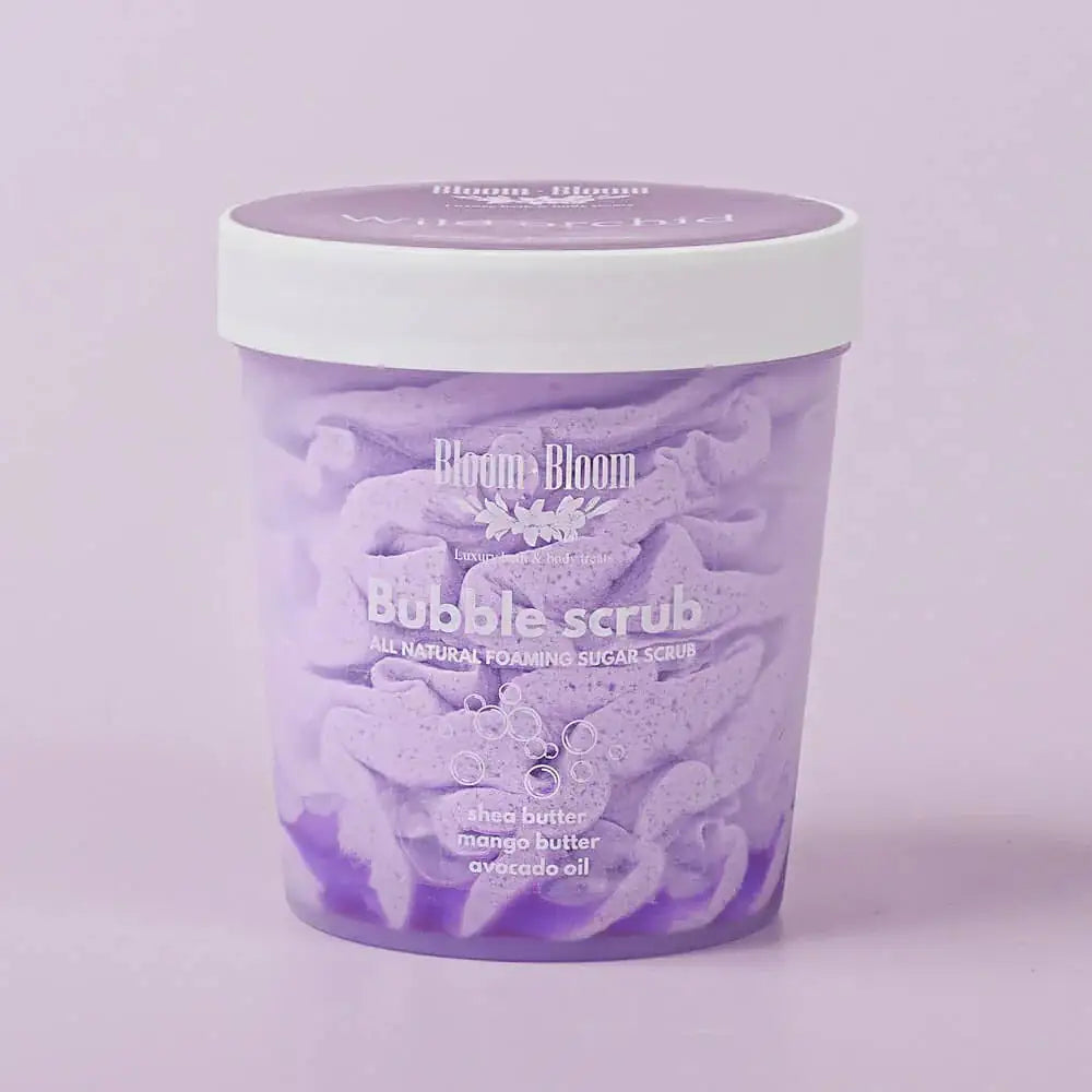 Bubble Scrub Wild Orchid - Bloom-Bloom Luxury Bath & Body treats