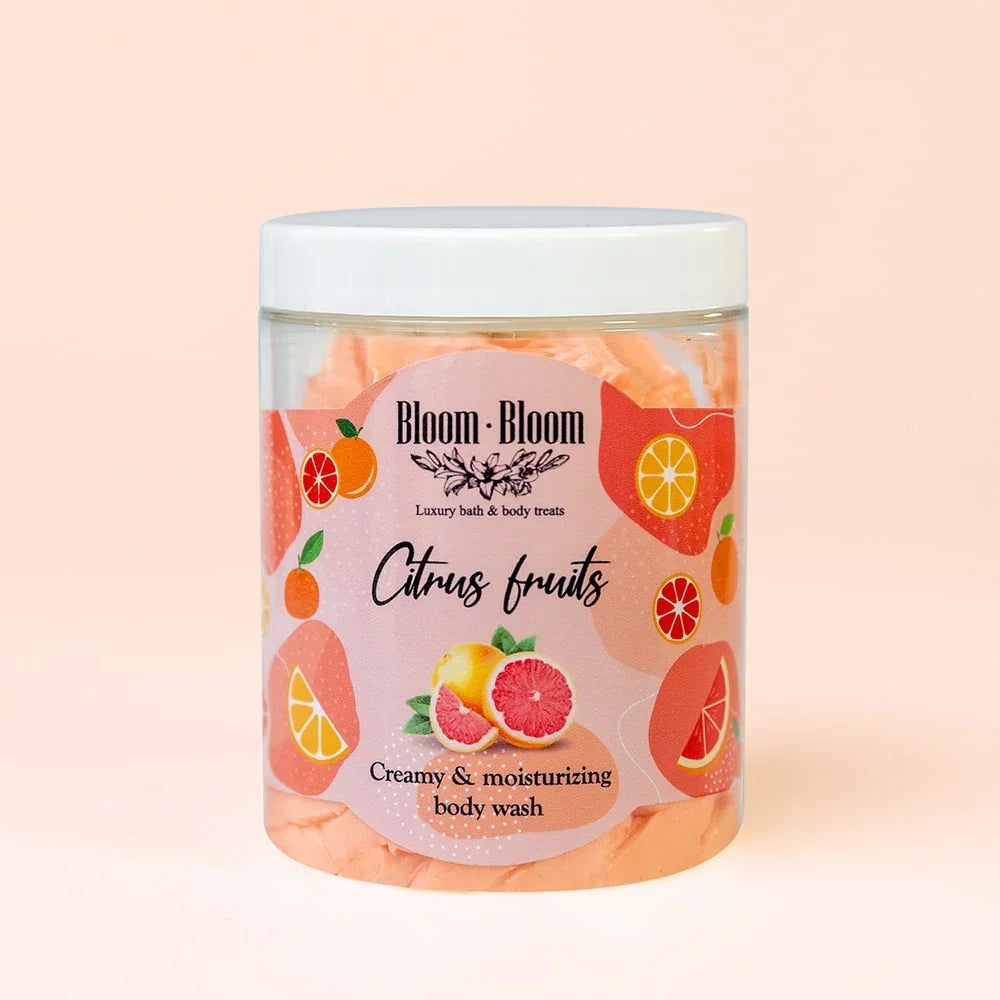 Κρεμώδες ενυδατικό αφρόλουτρο Citrus Fruits - Bloom-Bloom Luxury Bath & Body treats