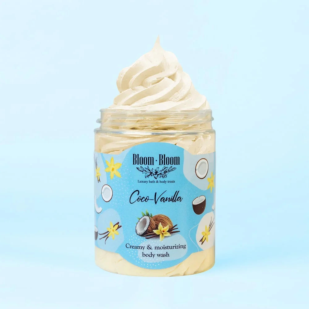 Κρεμώδες ενυδατικό αφρόλουτρο Coco-Vanilla - Bloom-Bloom Luxury Bath & Body treats