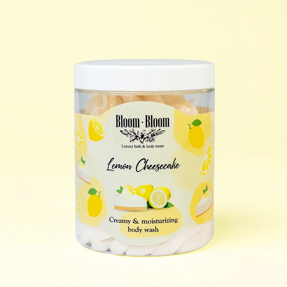 Σαπουνοπαγωτό Lemon Cheesecake | Κρεμώδες Αφρόλουτρο με Βούτυρο Καριτέ | 250gr