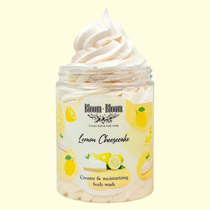 Σαπουνοπαγωτό Lemon Cheesecake | Κρεμώδες Αφρόλουτρο με Βούτυρο Καριτέ | 250gr
