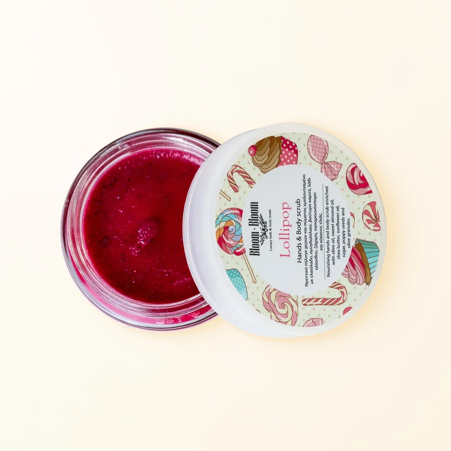 Πήλινγκ χεριών και σώματος Lollipop - Bloom-Bloom Luxury Bath & Body treats