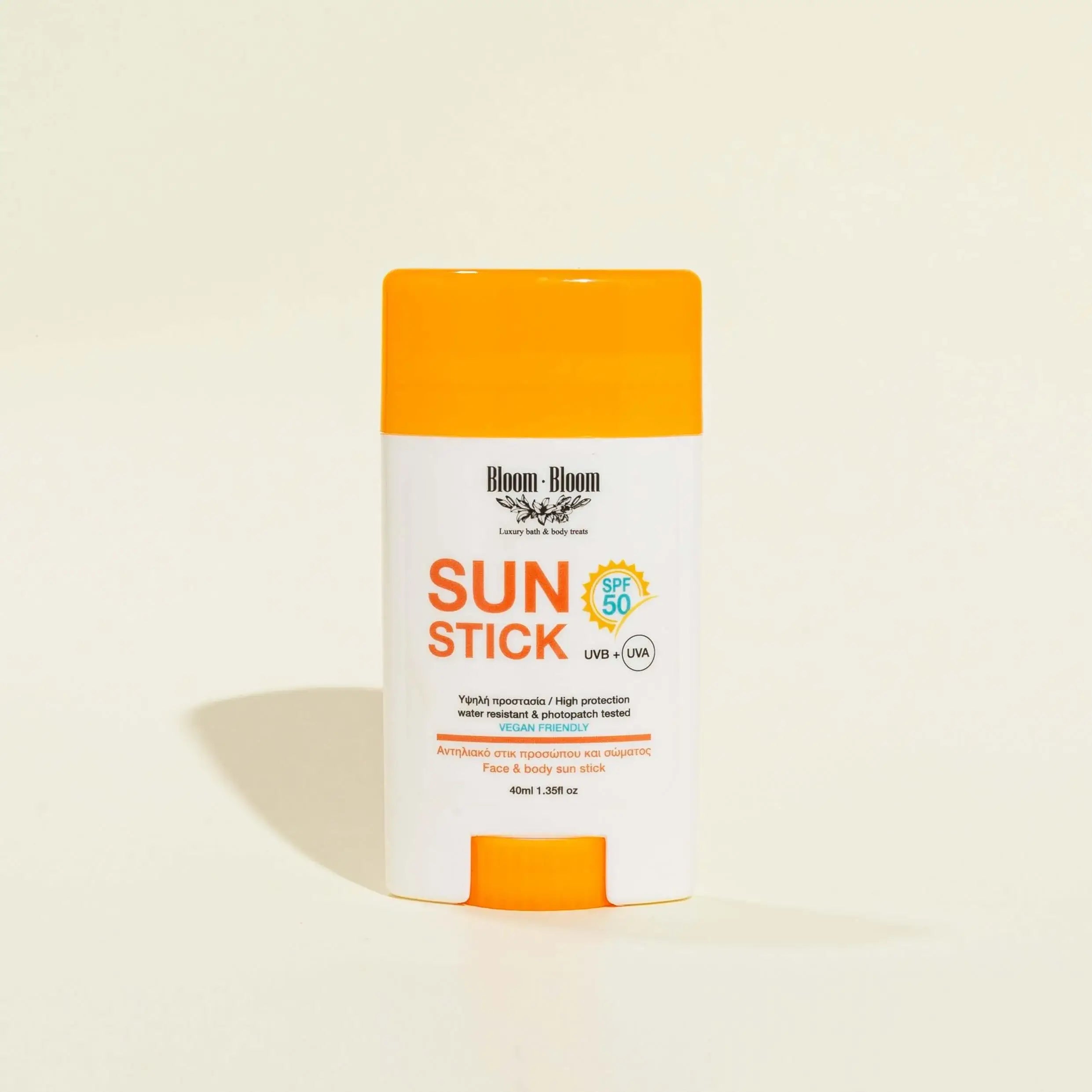 Sun Stick Αντηλιακό SPF50, 40ml - Bloom-Bloom Luxury Bath & Body treats