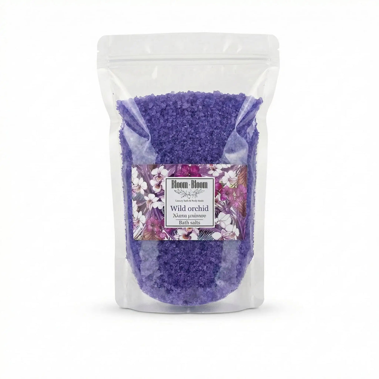 Αρωματικά άλατα Wild Orchid 1kg - Bloom-Bloom Luxury Bath & Body treats
