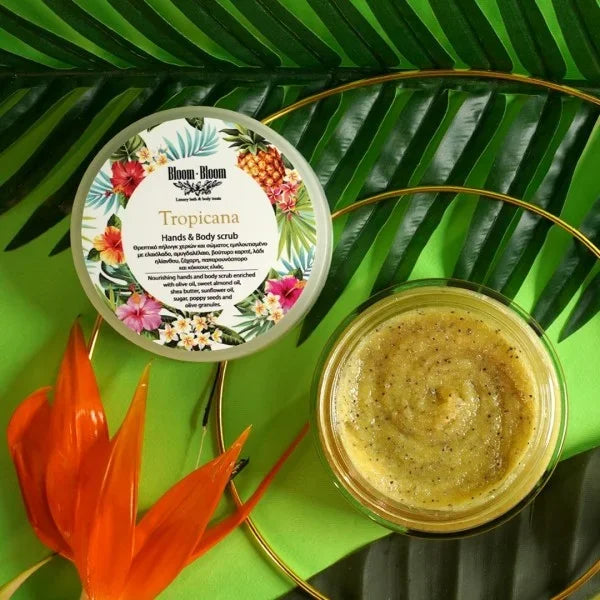 Πήλινγκ χεριών και σώματος Tropicana - Bloom-Bloom Luxury Bath & Body treats