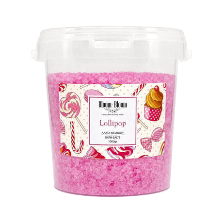 Αρωματικά άλατα Lollipop 1kg - Bloom-Bloom Luxury Bath & Body treats