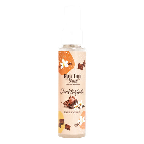 Hair & Body Mist Chocolate-Vanilla 100ml - Bloom-Bloom Luxury Bath & Body treats