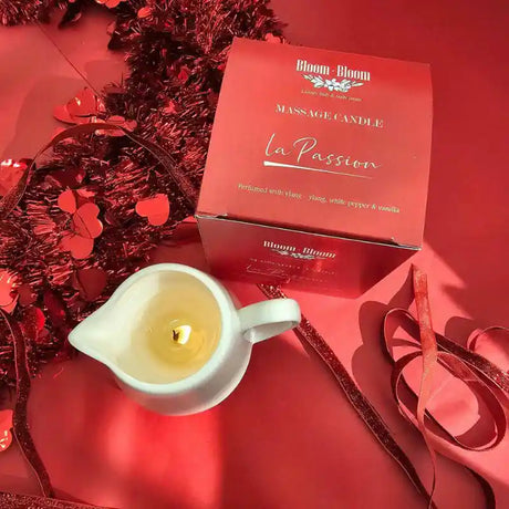 La passion Massage candle - Bloom-Bloom Luxury Bath & Body treats