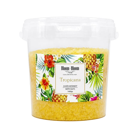 Αρωματικά άλατα Tropicana 1kg - Bloom-Bloom Luxury Bath & Body treats