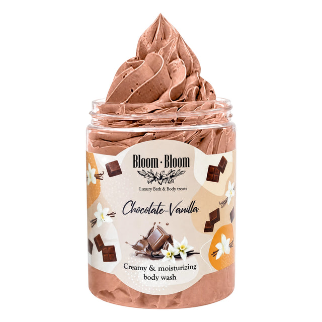 Σαπουνοπαγωτό Chocolate-Vanilla 250gr - Bloom-Bloom Luxury Bath & Body treats