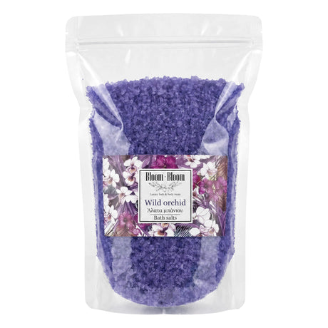 Αρωματικά άλατα Wild Orchid 1kg - Bloom-Bloom Luxury Bath & Body treats