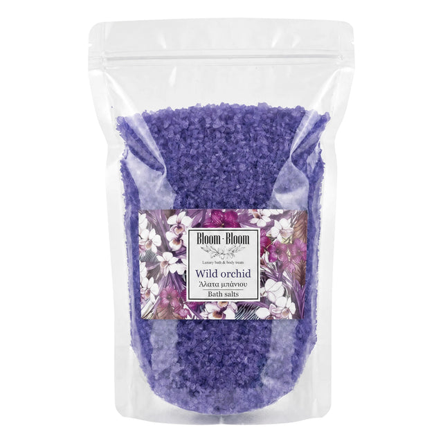 Αρωματικά άλατα Wild Orchid 1kg - Bloom-Bloom Luxury Bath & Body treats