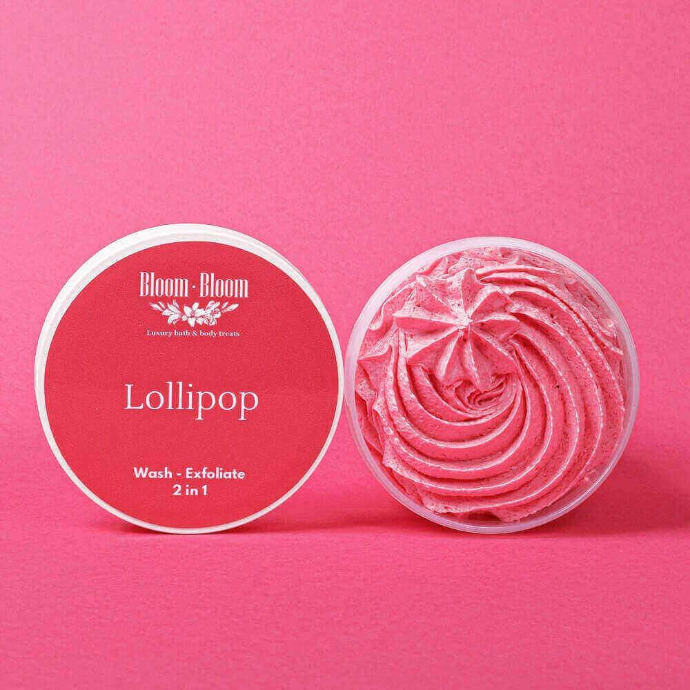 Bubble Scrub Lollipop - Bloom-Bloom Luxury Bath & Body treats