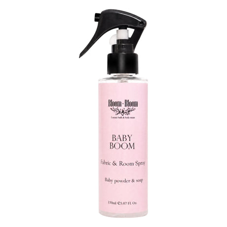 Fabric & Room Spray Baby Boom - Αρωματικό Σπρέι για Υφάσματα & Χώρο 150ml - Bloom-Bloom Luxury Bath & Body treats