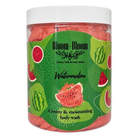 Σαπουνοπαγωτό Καρπούζι 250gr κλειστό βάζο - Bloom-Bloom Luxury Bath & Body treats