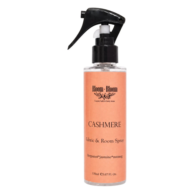 Fabric & Room Spray Cashmere - Αρωματικό Σπρέι για Υφάσματα & Χώρο 150ml - Bloom-Bloom Luxury Bath & Body treats