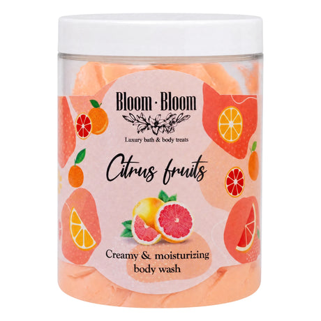 Σαπουνοπαγωτό Citrus Fruits 250gr κλειστό βάζο - Bloom-Bloom Luxury Bath & Body treats