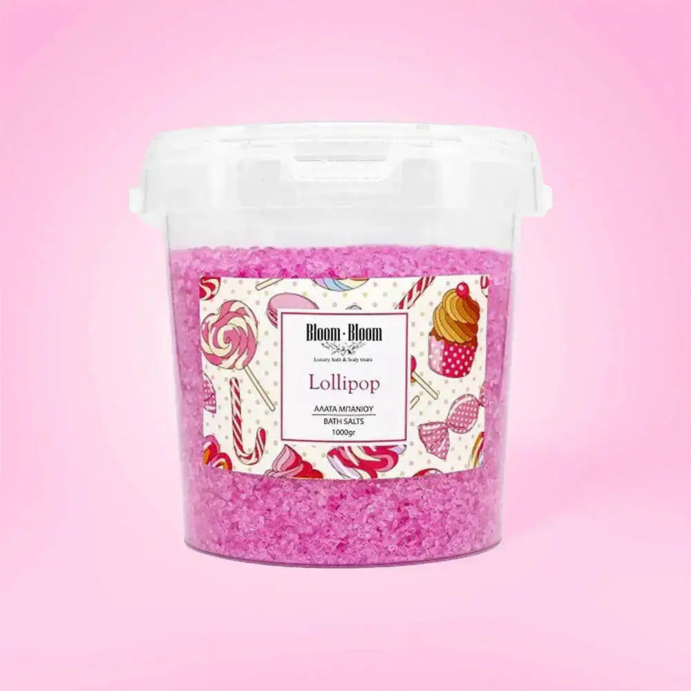 Αρωματικά άλατα Lollipop 1kg - Bloom-Bloom Luxury Bath & Body treats