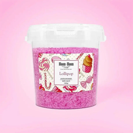 Αρωματικά άλατα Lollipop 1kg - Bloom-Bloom Luxury Bath & Body treats