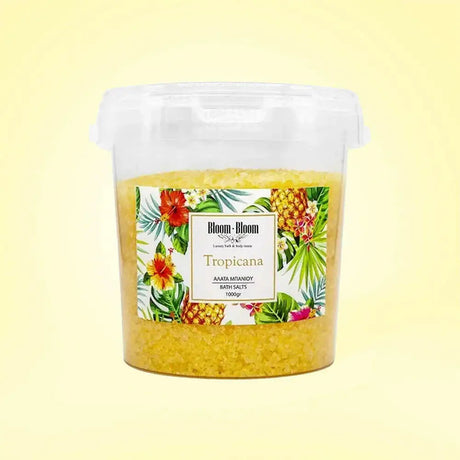Αρωματικά άλατα Tropicana 1kg - Bloom-Bloom Luxury Bath & Body treats