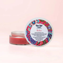 Peeling Σώματος Boho με Ζάχαρη, Κόκκους Ελιάς & Παπαρουνόσπορο | 200gr