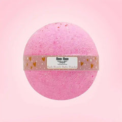Bath bomb Baby Powder με Έλαιο Καρύδας & Αμυγδάλου | 250gr
