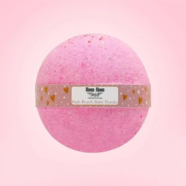 Bath bomb Baby Powder - Bloom-Bloom Luxury Bath & Body treats