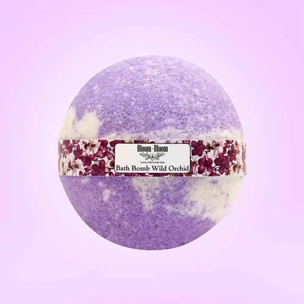 Bath bomb Wild Orchid με Έλαιο Καρύδας & Αμυγδάλου | 250gr