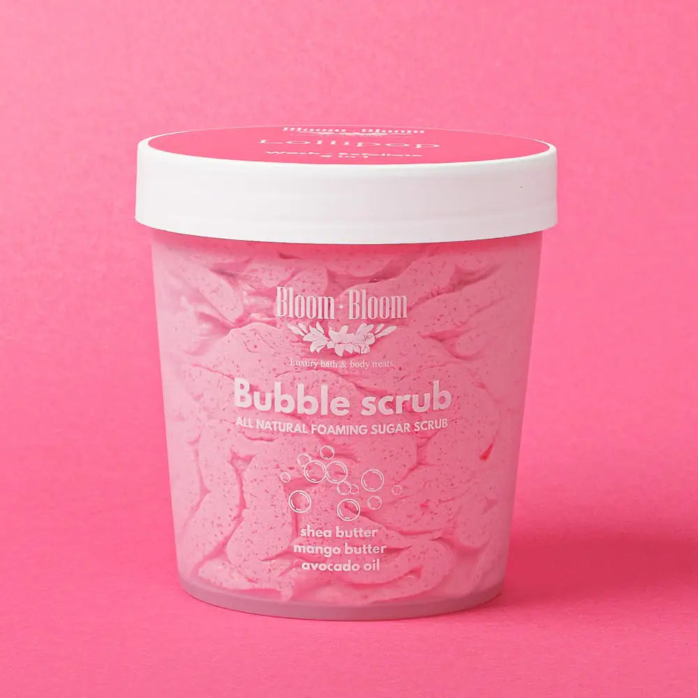 Bubble Scrub Lollipop - Bloom-Bloom Luxury Bath & Body treats