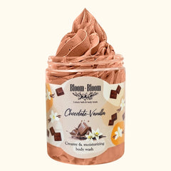 Σαπουνοπαγωτό Chocolate-Vanilla | Κρεμώδες Αφρόλουτρο με Βούτυρο Καριτέ | 250gr