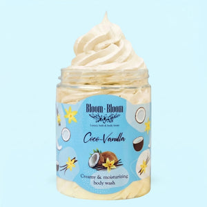 Σαπουνοπαγωτό Coco Vanilla Κρεμώδες Αφρόλουτρο με Βούτυρο Καριτέ | 250gr