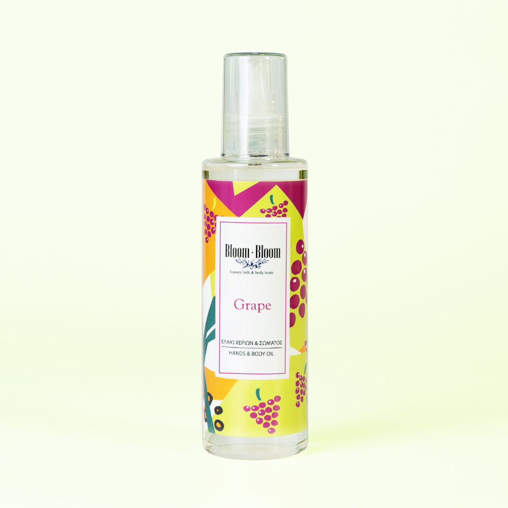 Grape hand and body oil