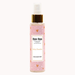Hair & Body Mist Baby Powder με Πανθενόλη & Αλόη Βέρα | 100ml
