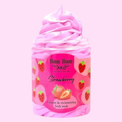 Σαπουνοπαγωτό Strawberry | Κρεμώδες Αφρόλουτρο με Βούτυρο Καριτέ | 250gr