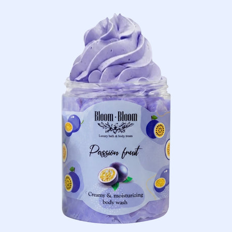 Σαπουνοπαγωτό Passion Fruit Κρεμώδες Αφρόλουτρο με Βούτυρο Καριτέ | 250gr