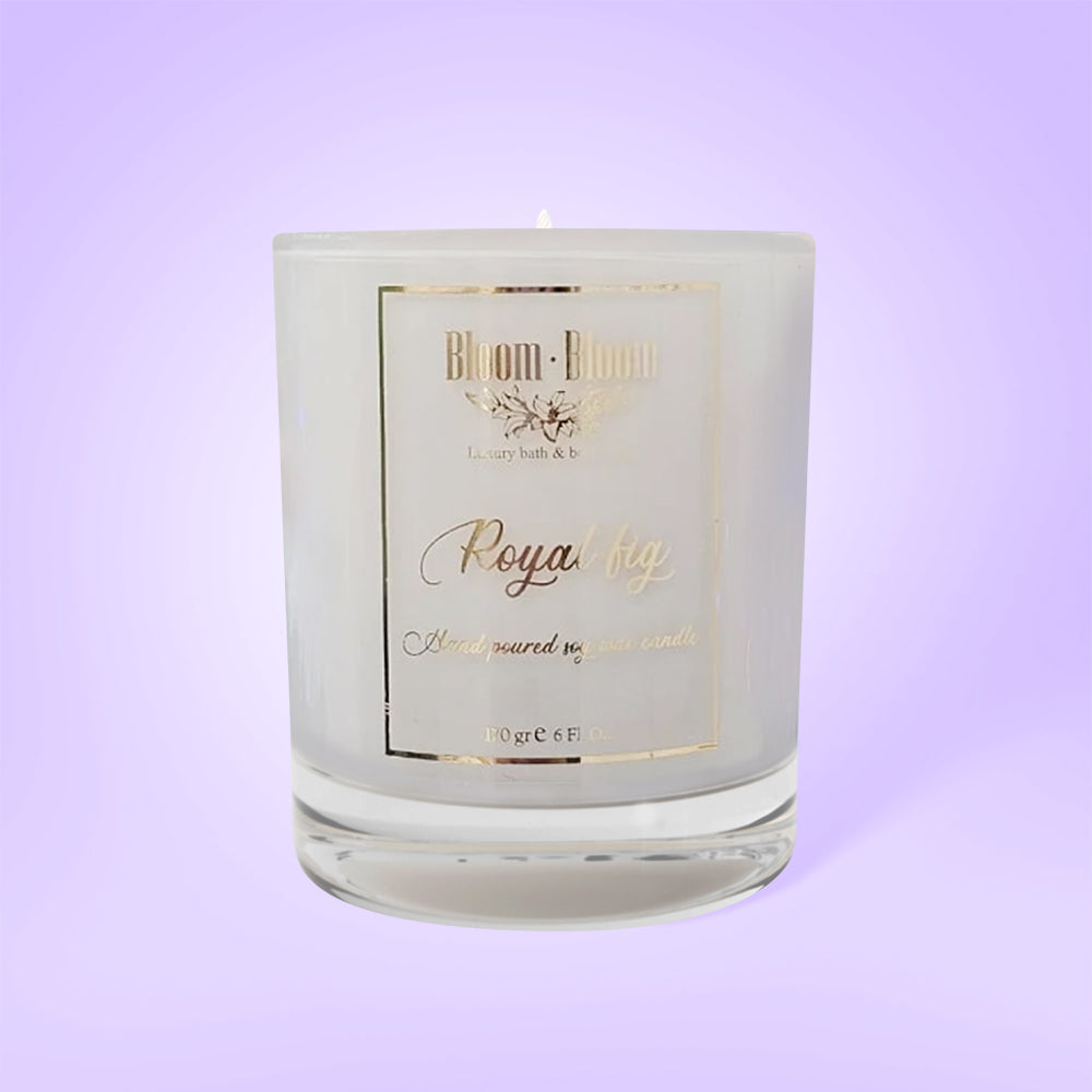 Royal fig Luxury soy candle