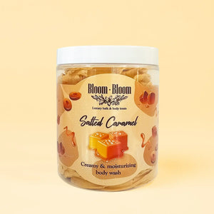 Σαπουνοπαγωτό Salted Caramel Κρεμώδες Αφρόλουτρο με Βούτυρο Καριτέ | 250gr