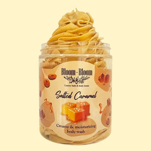 Σαπουνοπαγωτό Salted Caramel Κρεμώδες Αφρόλουτρο με Βούτυρο Καριτέ | 250gr