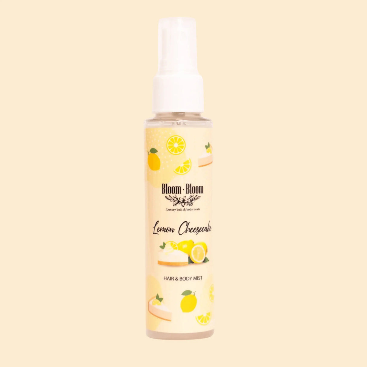 Hair & Body Mist Lemon-Cheesecake - Bloom-Bloom Luxury Bath & Body treats