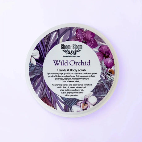 Πήλινγκ χεριών και σώματος Wild Orchid - Bloom-Bloom Luxury Bath & Body treats