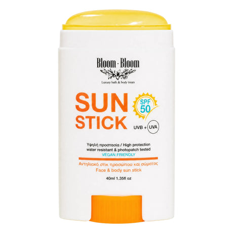 Sun Stick Αντηλιακό SPF50 Διάφανο 40ml - Bloom-Bloom Luxury Bath & Body treats