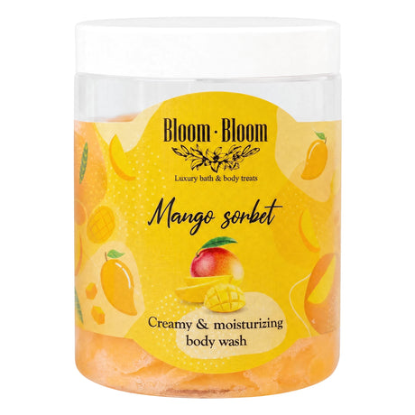 Σαπουνοπαγωτό Mango Sorbet 250gr κλειστό βάζο - Bloom-Bloom Luxury Bath & Body treats