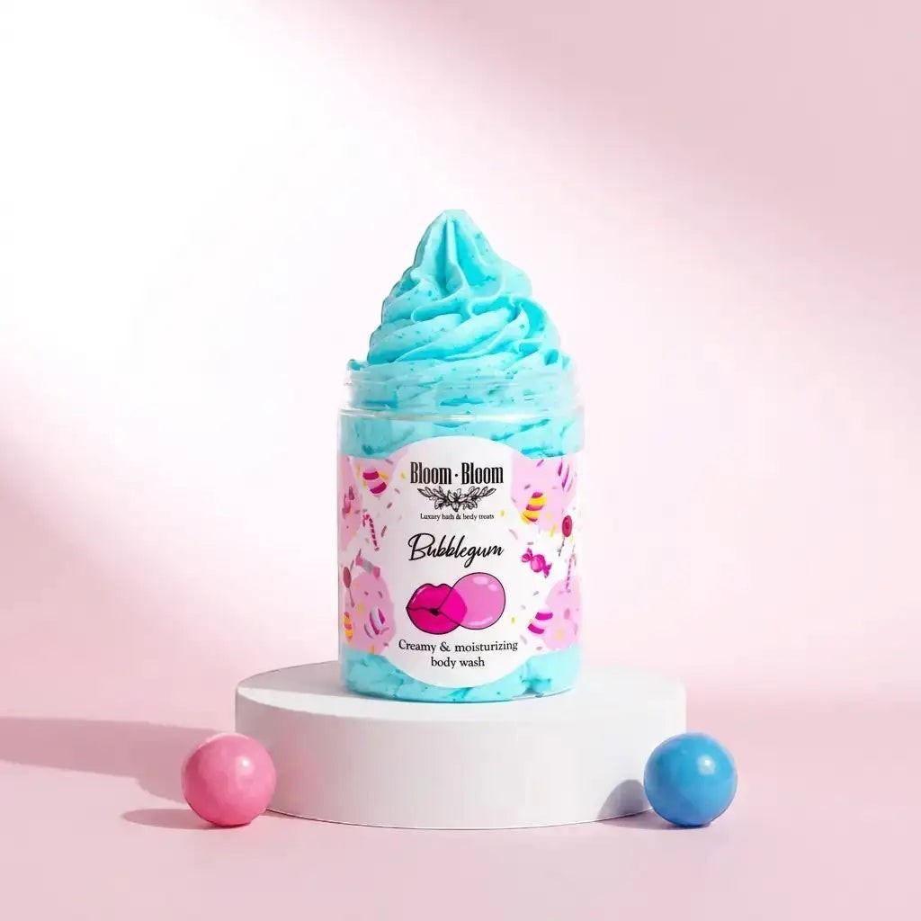 Σαπουνοπαγωτό Bubblegum | Κρεμώδες Αφρόλουτρο με Βούτυρο Καριτέ | 250gr