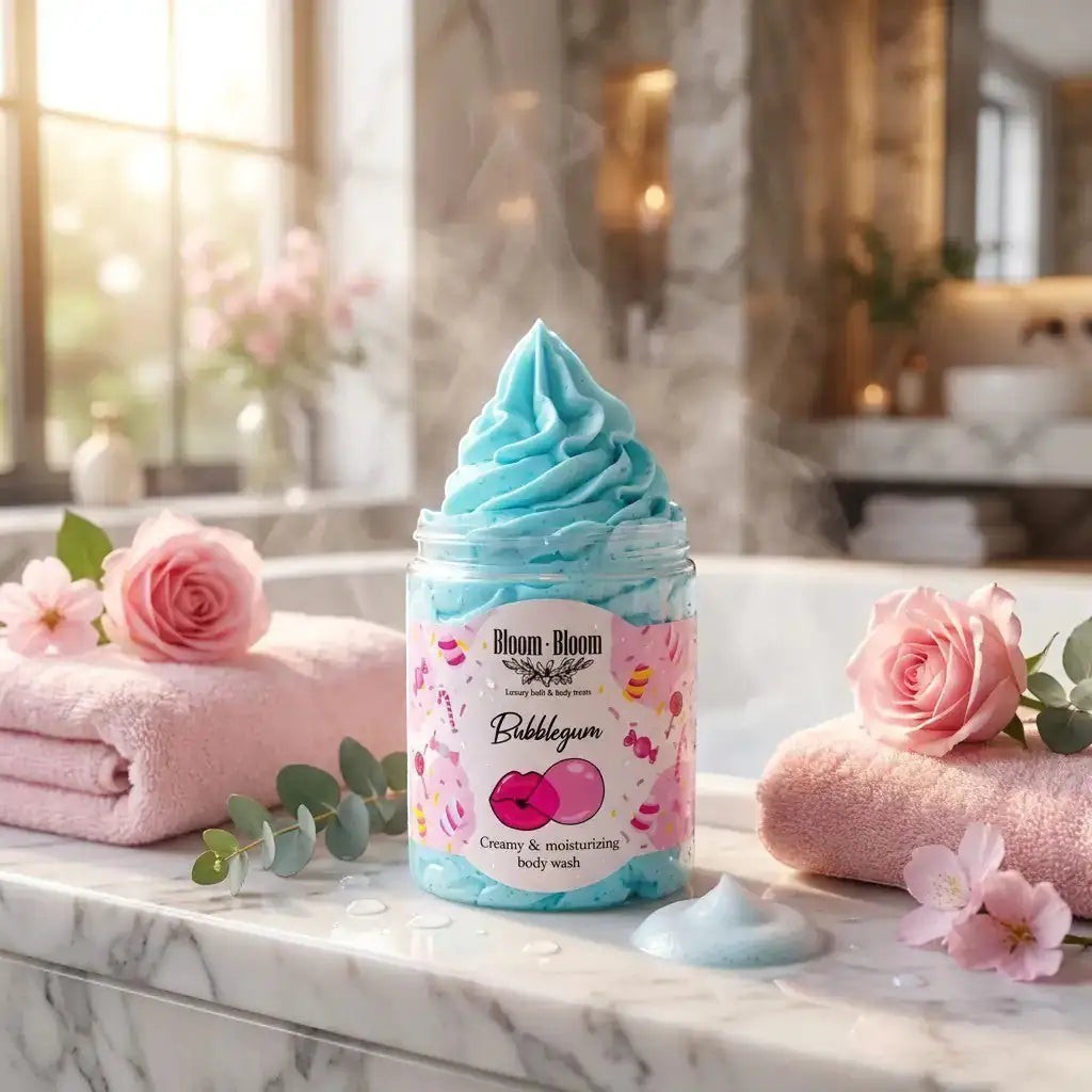 Σαπουνοπαγωτό Bubblegum | Κρεμώδες Αφρόλουτρο με Βούτυρο Καριτέ | 250gr