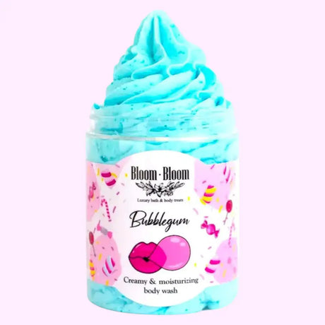 Bloom-Bloom Luxury Bath & Body treats bubblegum creamy moisturizing body wash with shea butter, 250gr