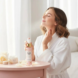 Bloom-Bloom Luxury Bath & Body treats Hair & Body Mist in Baby Powder scent, with panthenol and aloe vera, 100ml.